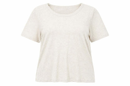 Womens UK Size L CC Beige Basic T-Shirt