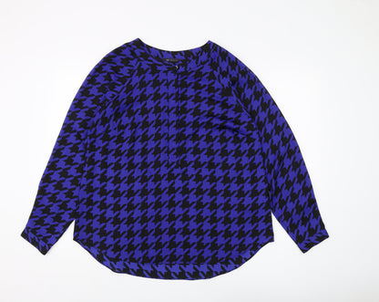 Womens UK Size 14 Marks and Spencer Blue  Blouse