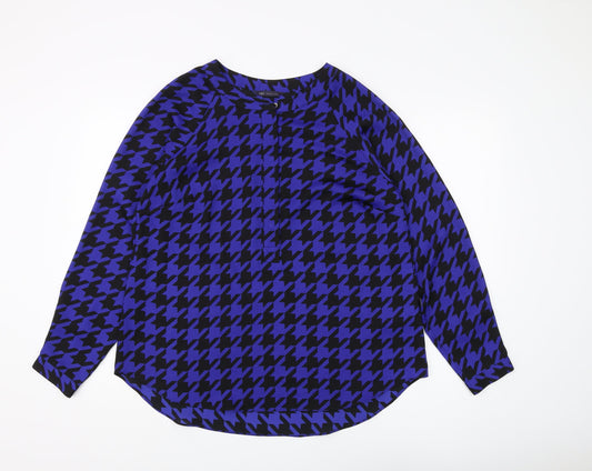 Womens UK Size 14 Marks and Spencer Blue  Blouse