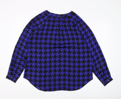 Womens UK Size 14 Marks and Spencer Blue  Blouse