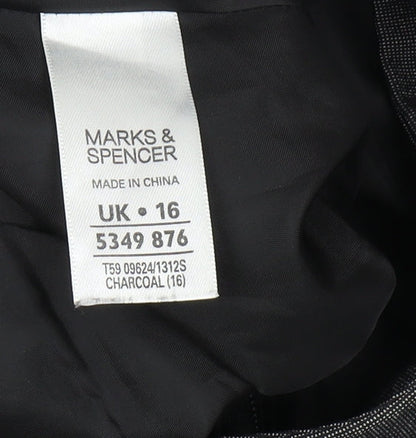 Marks and Spencer Women's Pencil Skirt UK 16 Grey