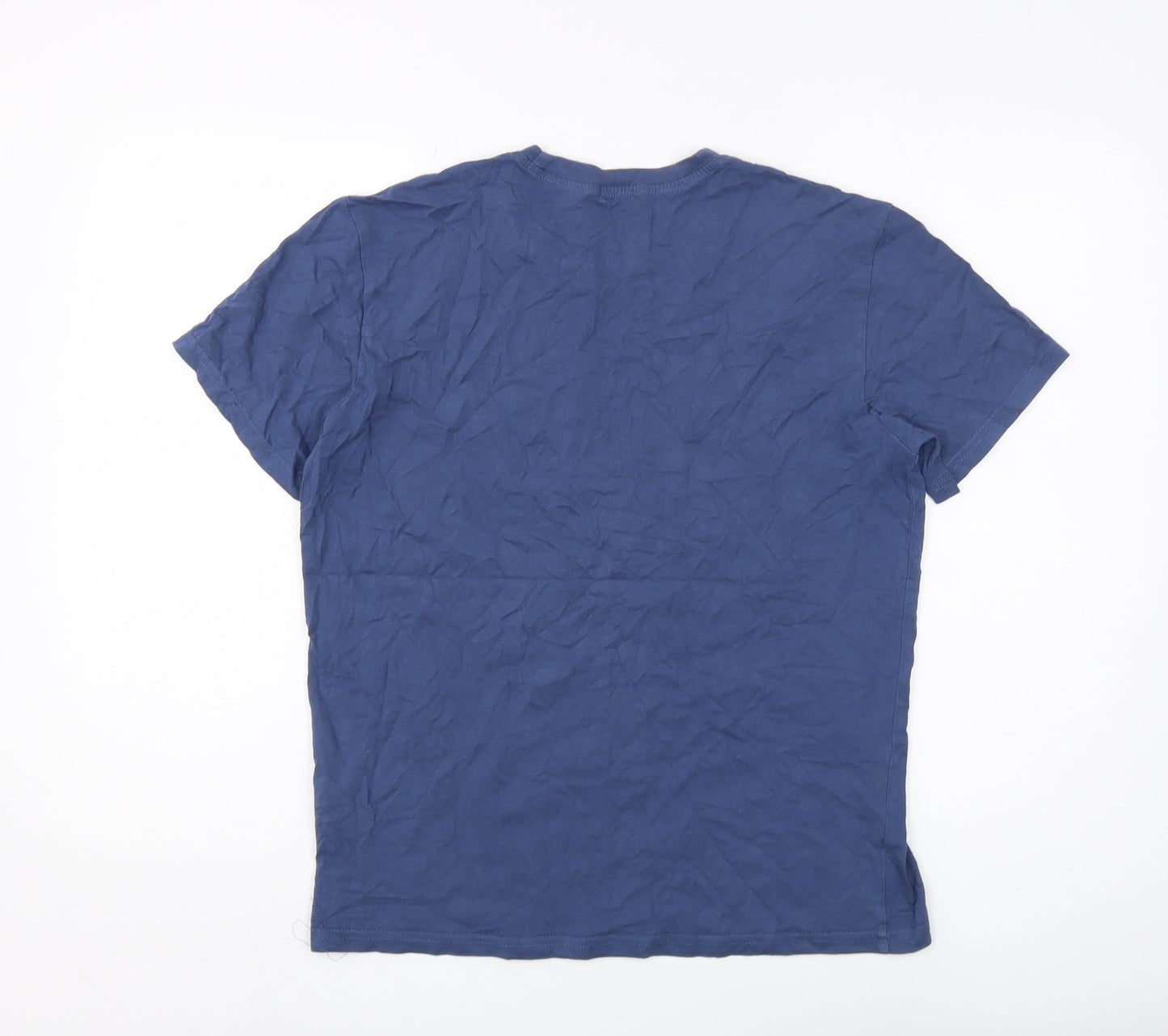 Paul Smith Men's Blue Graphic T-Shirt Small