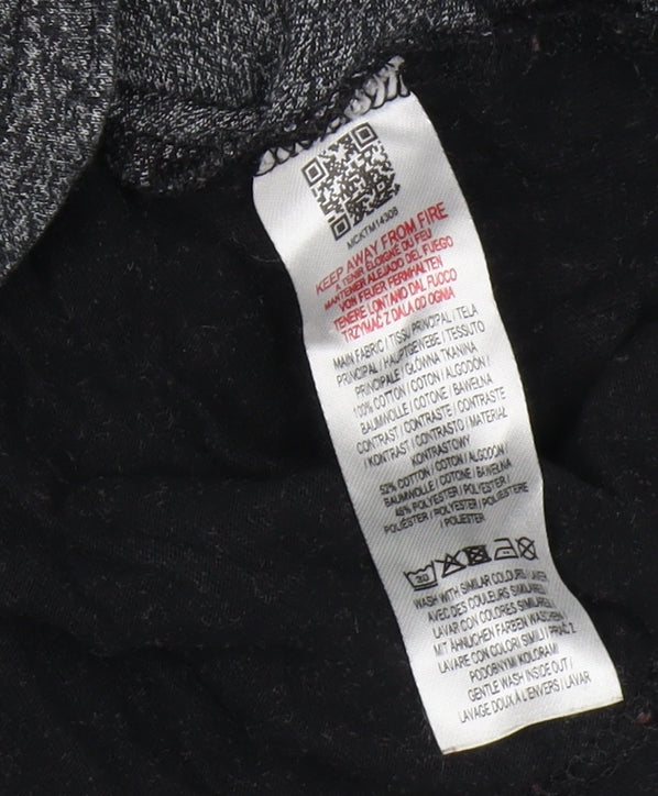 McKenzie Men's Black Colourblock T-Shirt XL