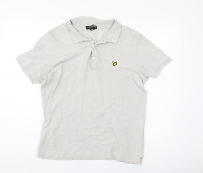 Lyle & Scott Men's Beige Polo Shirt L Size