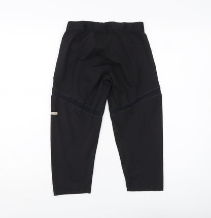 Adidas Women's Black Cropped Trousers Size 8