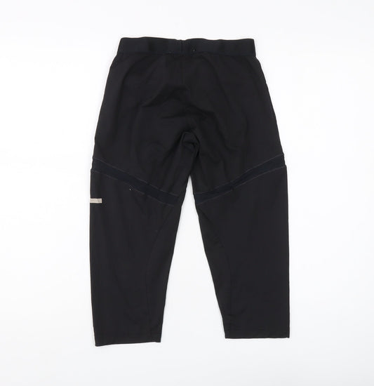 Adidas Women's Black Cropped Trousers Size 8