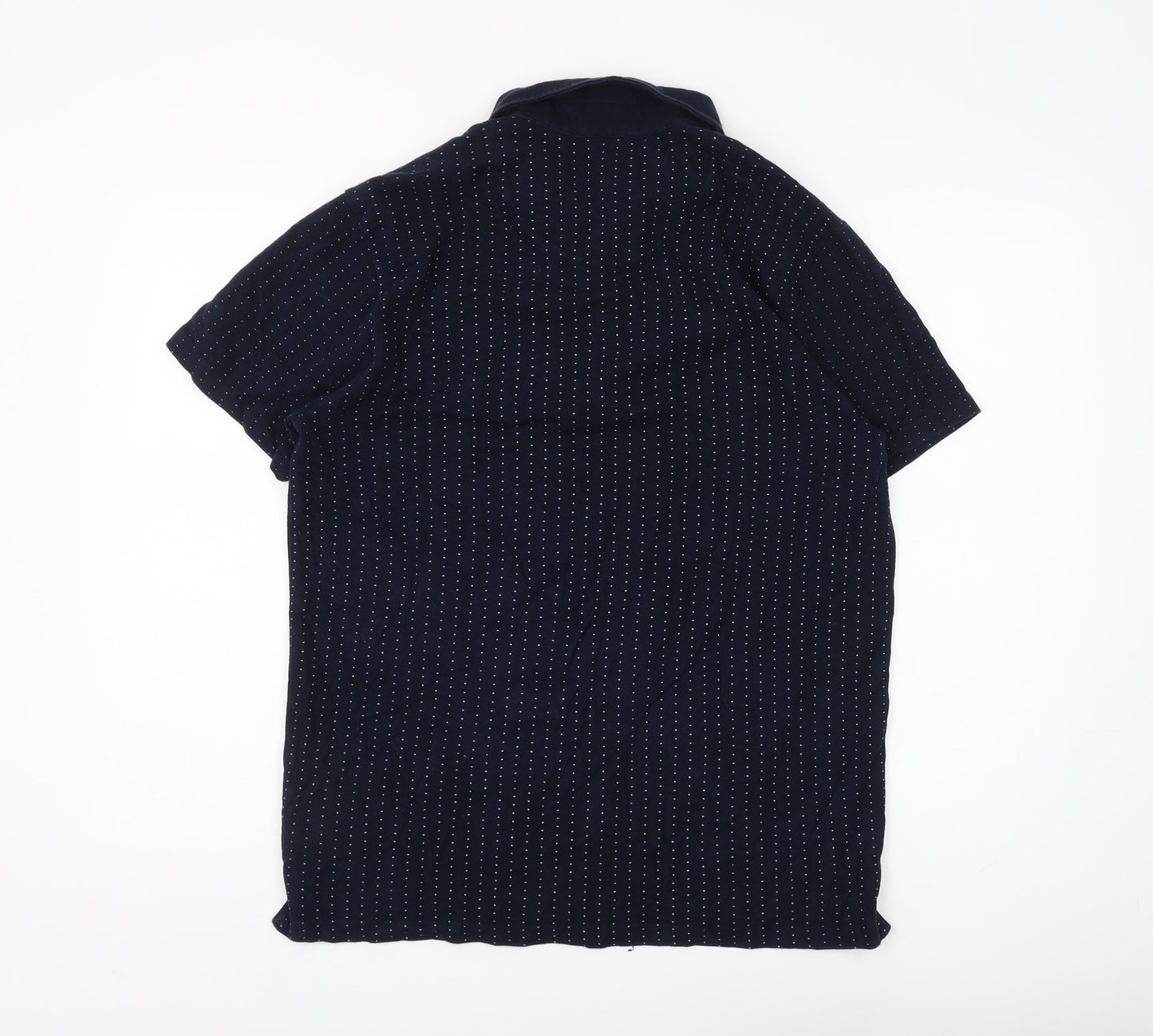 Peter Werth Men's Blue Polo Shirt, Size L, Casual Elegance