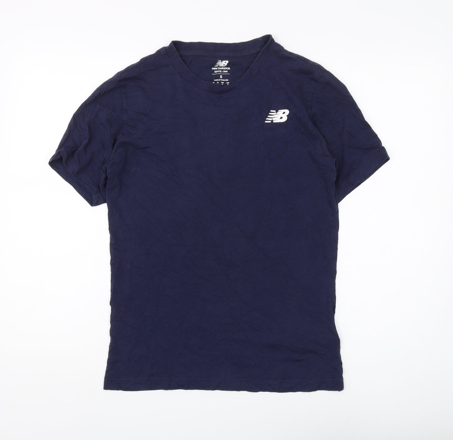 New Balance Men's Blue S Logo T-Shirt