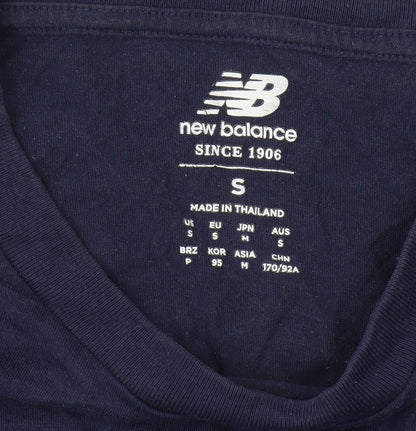 New Balance Men's Blue S Logo T-Shirt