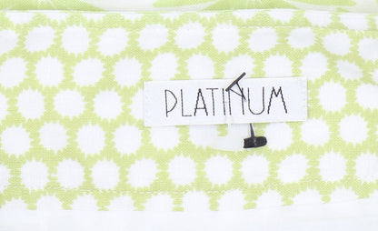 Platinum Women's Green Floral Skirt Size 16