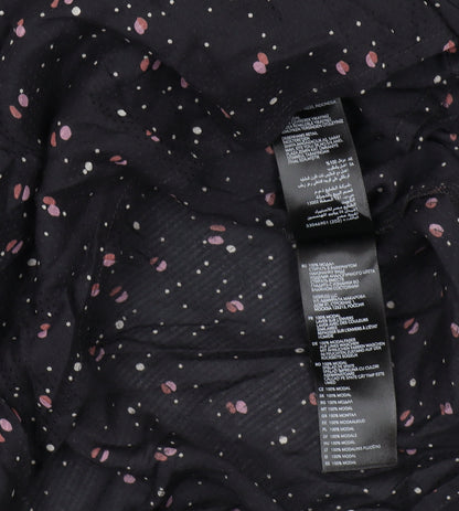 Womens UK Size 10 Principles Black Tunic Blouse
