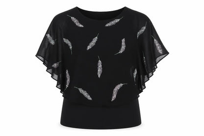 Womens UK Size 10 M&Co Black  Blouse