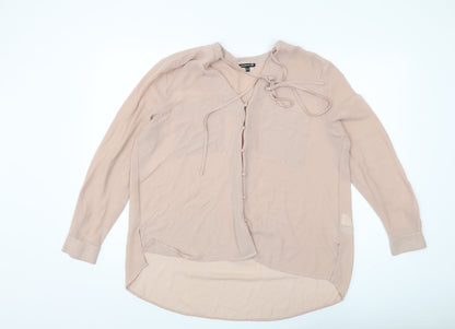 Womens UK Size 18 Warehouse Beige  Blouse