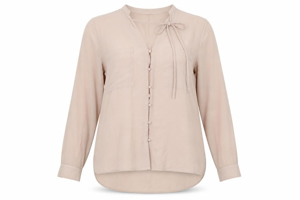Womens UK Size 18 Warehouse Beige  Blouse