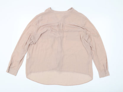 Womens UK Size 18 Warehouse Beige  Blouse
