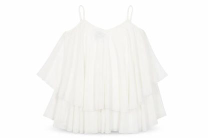 Womens UK Size 14 Zara White Camisole Blouse
