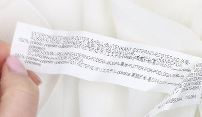 Womens UK Size 14 Zara White Camisole Blouse
