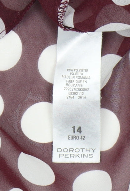 Womens UK Size 14 Dorothy Perkins Multicoloured Camisole Blouse
