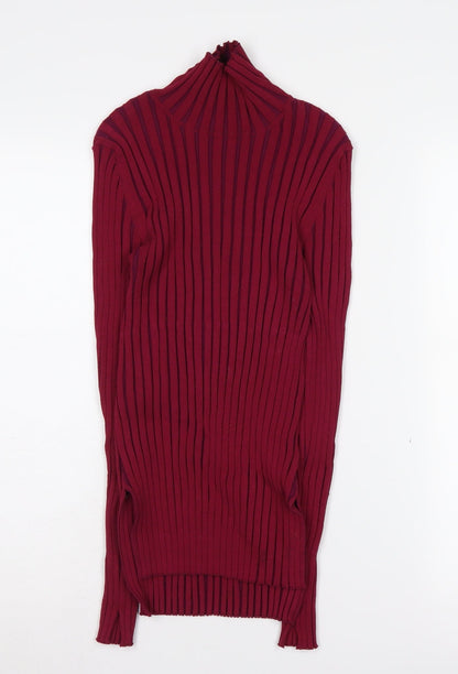 Womens UK Size M French Connection Red Pullover Jumper