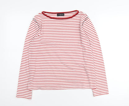 Womens UK Size S bm collection Red Basic T-Shirt