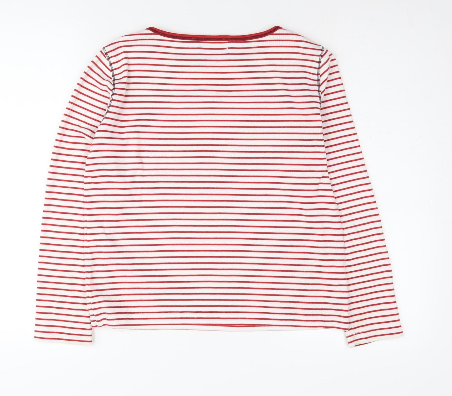 Womens UK Size S bm collection Red Basic T-Shirt