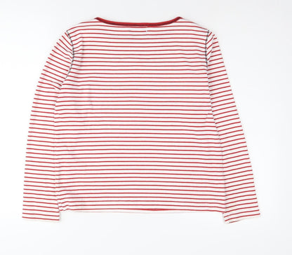 Womens UK Size S bm collection Red Basic T-Shirt