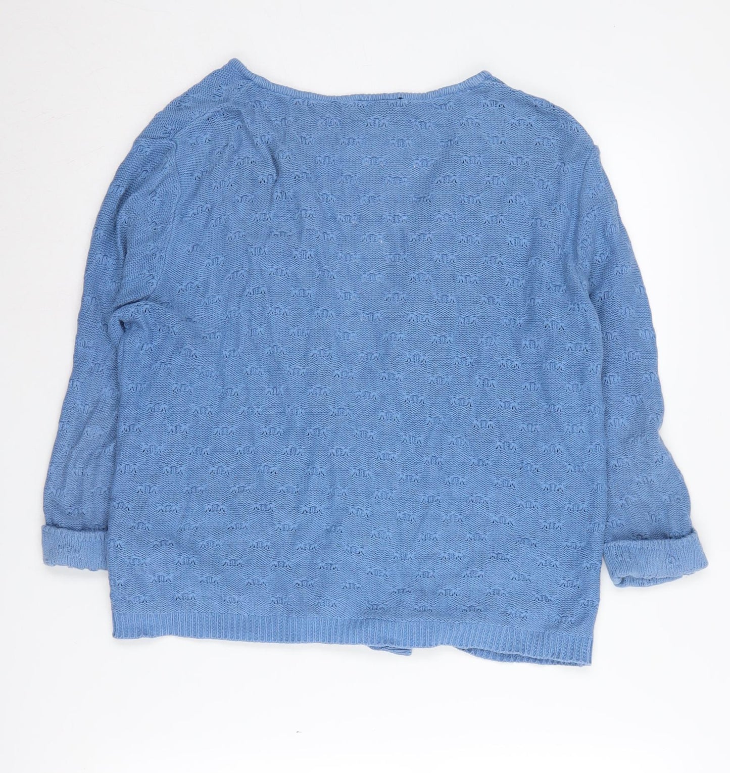Womens UK Size 8 Topshop Blue Cardigan Jumper