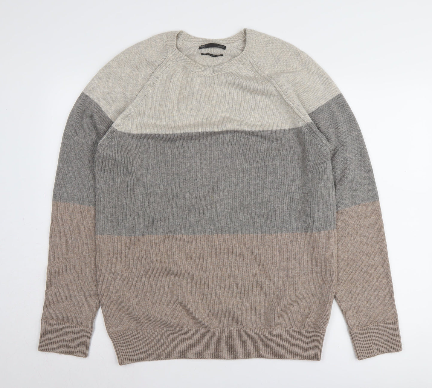 Marks and Spencer Men's Multicoloured Pullover Jumper, M