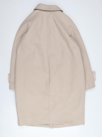 Womens UK Size S Marks and Spencer Beige Overcoat