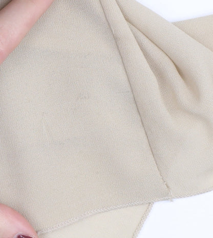 Luca Vanucci Beige Women's Tunic Jumper, M, Scoop Neck