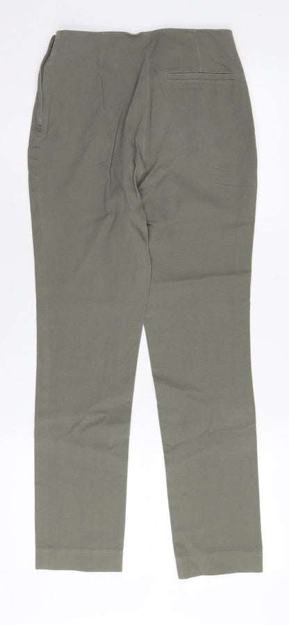 Womens UK Size 8 H&M Regular Fit  Green Trousers
