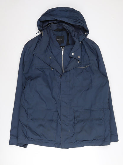 Mens UK Size L Marks and Spencer Blue Hooded