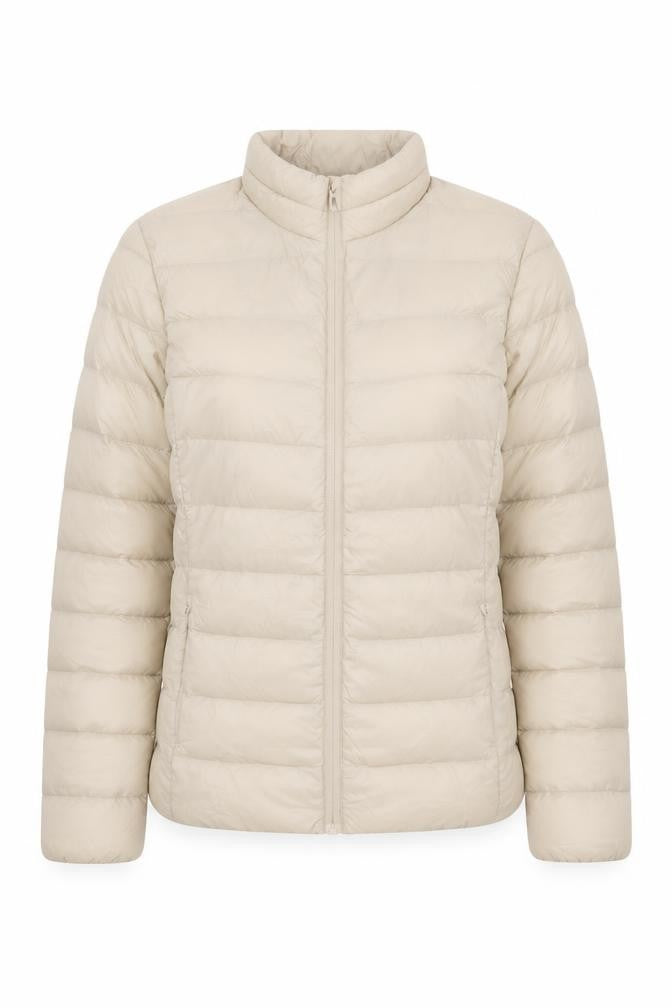 Womens UK Size 8 Marks and Spencer Beige Puffer Jacket