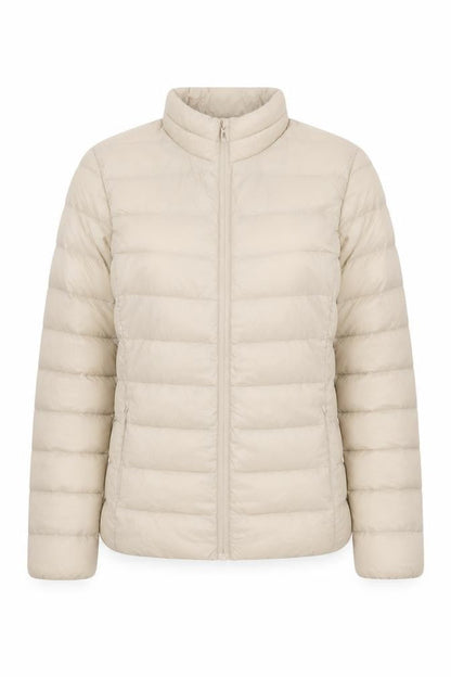 Womens UK Size 8 Marks and Spencer Beige Puffer Jacket