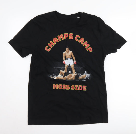 Stanley/Stella Men's Black Ali Boxing T-Shirt M