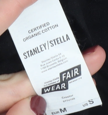 Stanley/Stella Men's Black Ali Boxing T-Shirt M