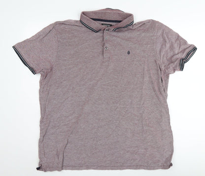 Burton Menswear Men's 2XL Purple Polo Shirt