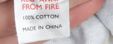 Maine New England Men's Yellow Striped T-Shirt L