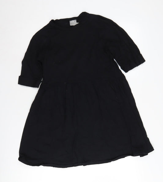 ASOS Women's Black Half Sleeve Dress Size 6