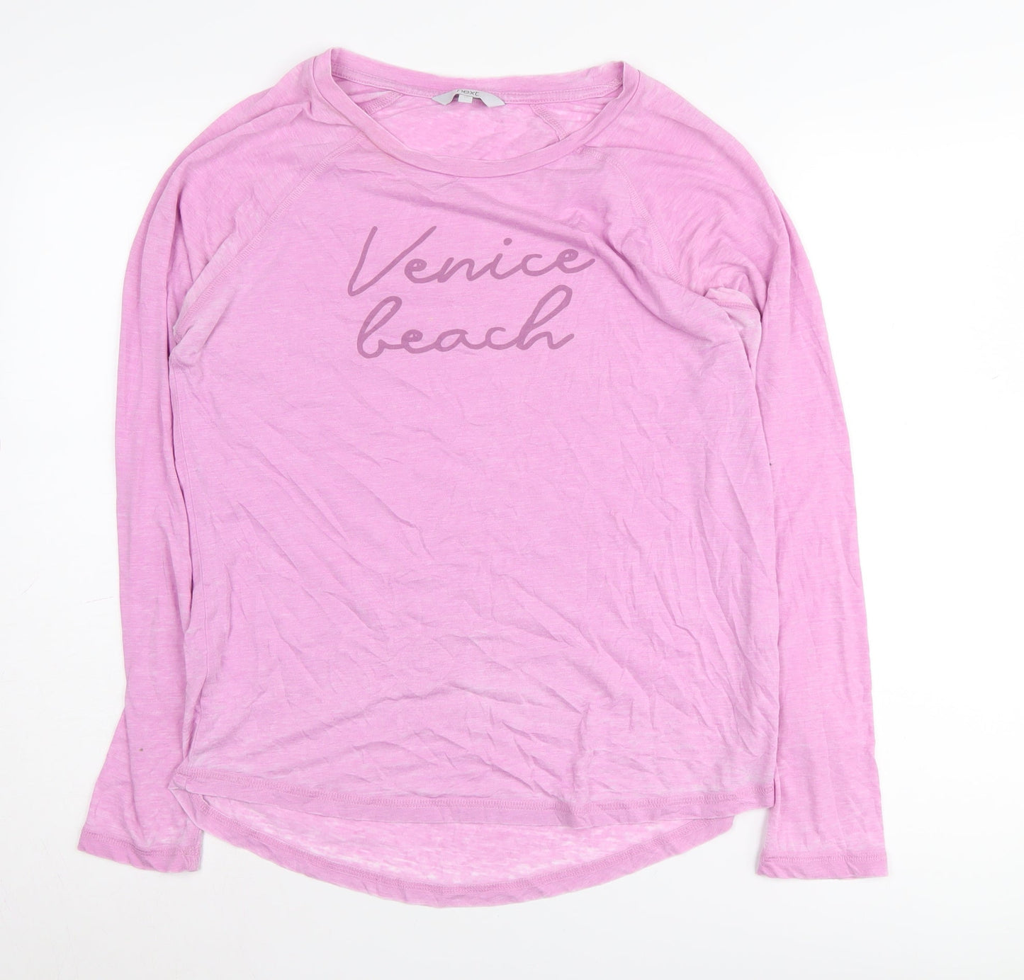 Womens UK Size 10 NEXT Pink Basic T-Shirt