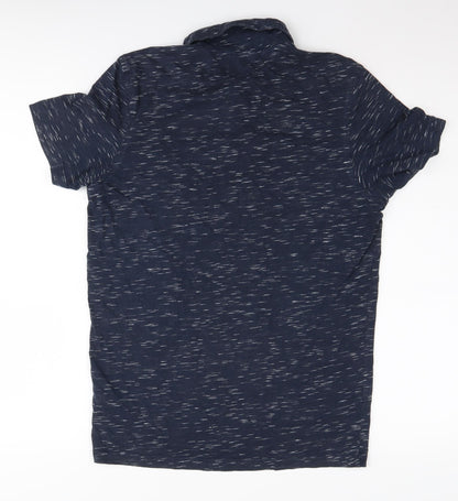 Jack & Jones Men's Blue Polo Shirt Small