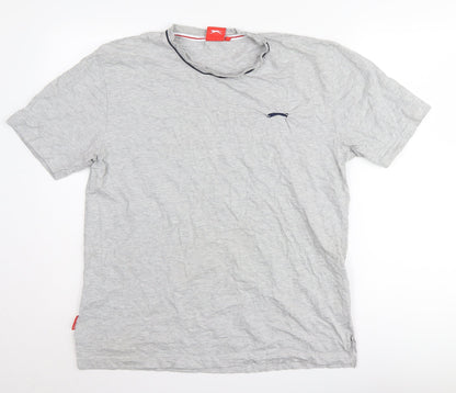 Slazenger Grey Men's Short Sleeve T-Shirt L