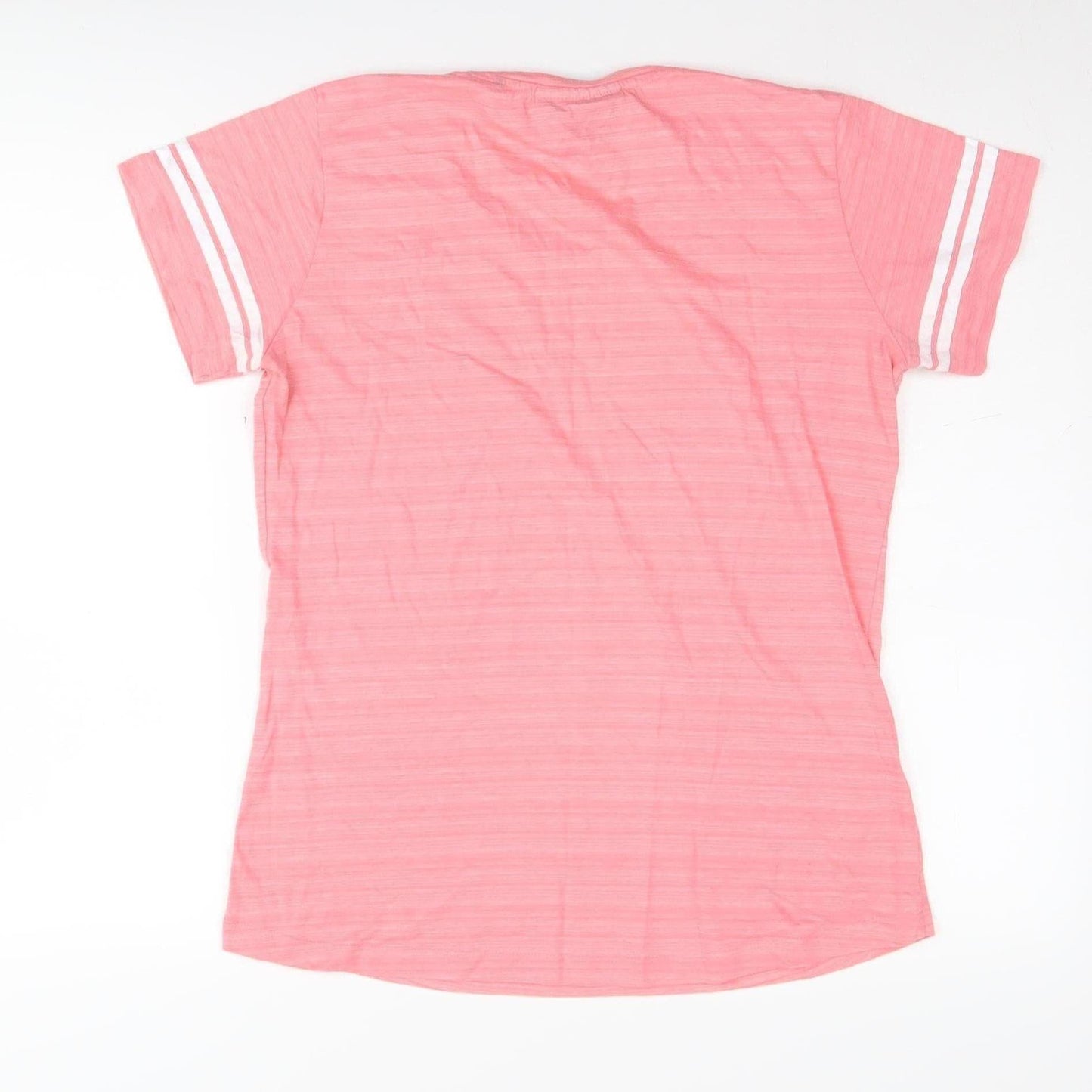 Womens UK Size 12 Tog Twenty Four Pink Basic T-Shirt