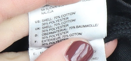 adidas Men's Black Medium Logo Crew Neck T-Shirt