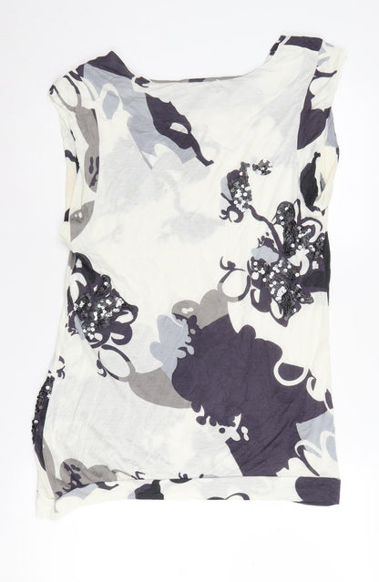 French Connection Womens XL Multicoloured Sequin Top