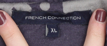 French Connection Womens XL Multicoloured Sequin Top