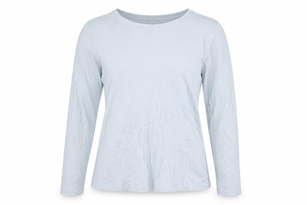 Womens UK Size L Jigsaw Blue Basic Jersey