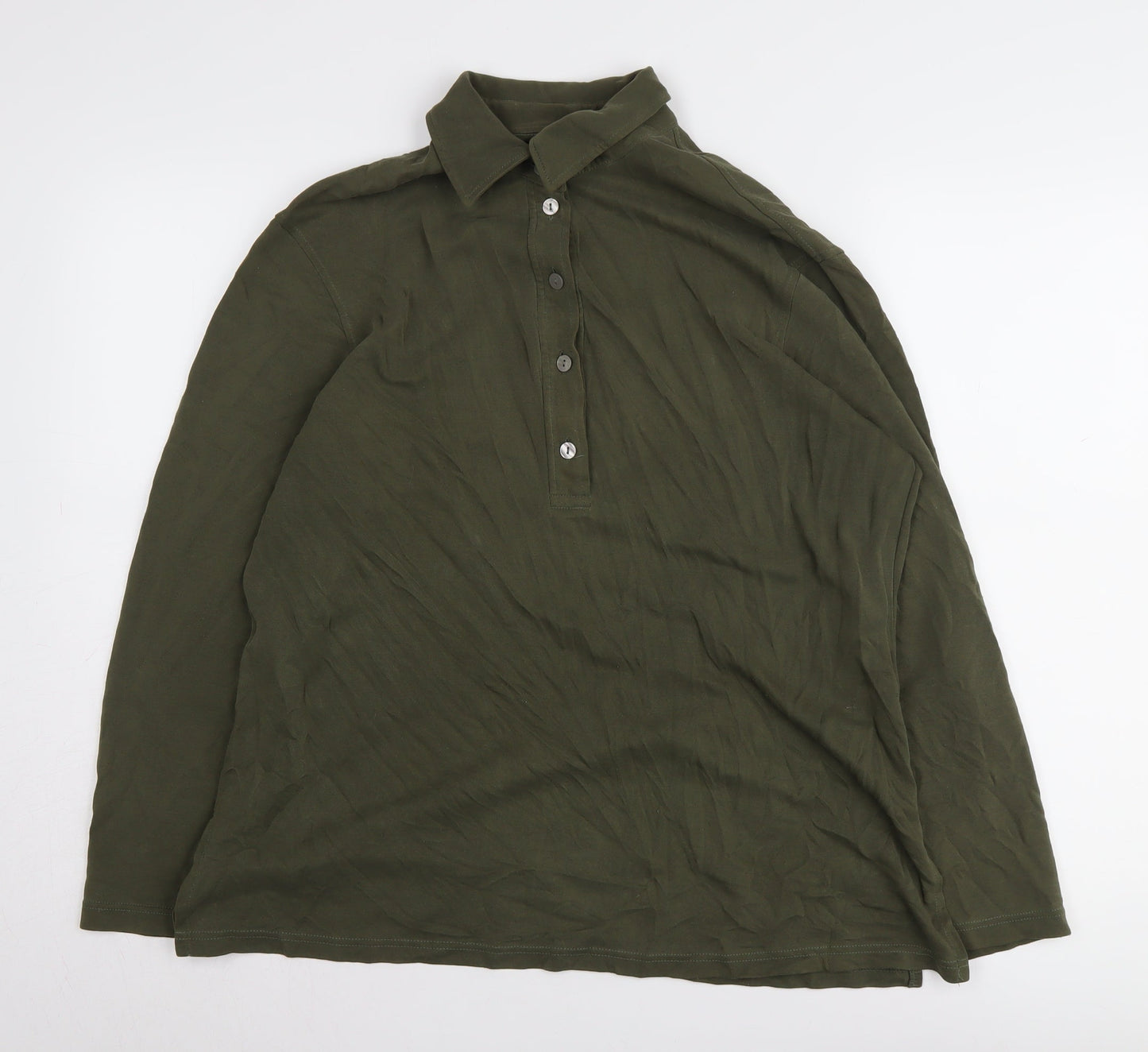 Womens UK Size 16 Marks and Spencer Green  Polo