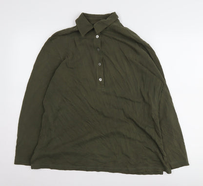 Womens UK Size 16 Marks and Spencer Green  Polo