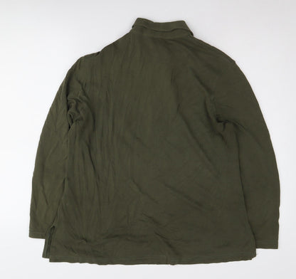 Womens UK Size 16 Marks and Spencer Green  Polo